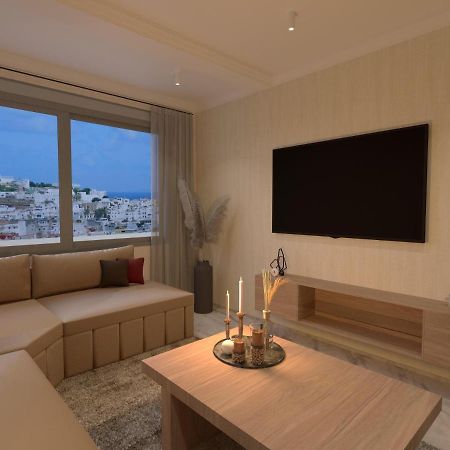 Appartement De Luxe, Vue Kasbah De Tanger Et Mer Exterior photo